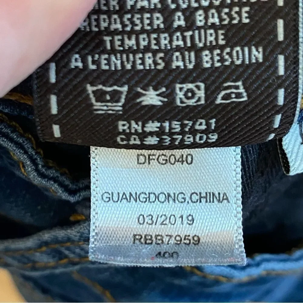 7 for All Mankind mid rise skinny medium wash girls teen jeans Paxtyn 14 - Picture 9 of 10